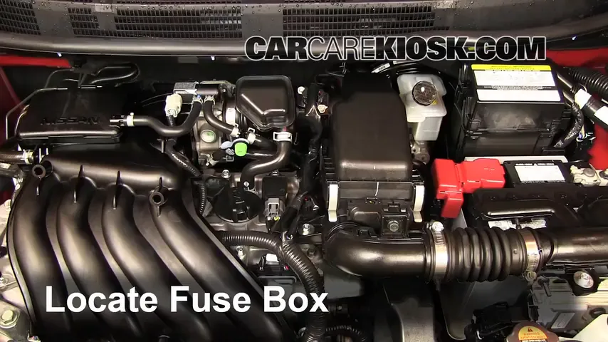 2013 Nissan Versa 1.6 SL 1.6L 4 Cyl. Fuse (Engine) Check